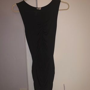 Ruched midi dress